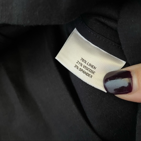 Eileen Fisher Double Breasted Linen Blend Jacket Shacket - Picture 5 of 8